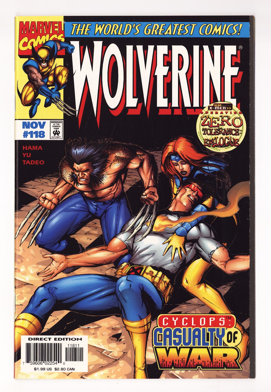 Wolverine Vol 2 118  High Grade   (1997)     