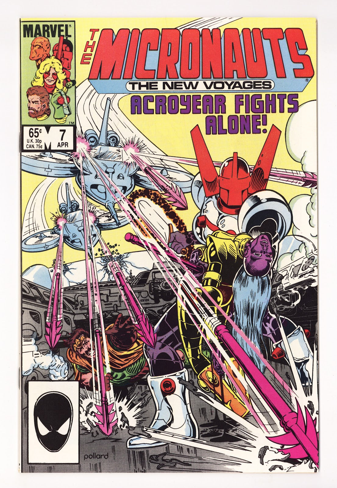 Micronauts   7  High Grade   (1985)   Direct  