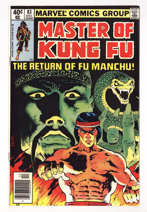 Master of Kung Fu Vol 1 83  Mid Grade   (1979)   Newsstand