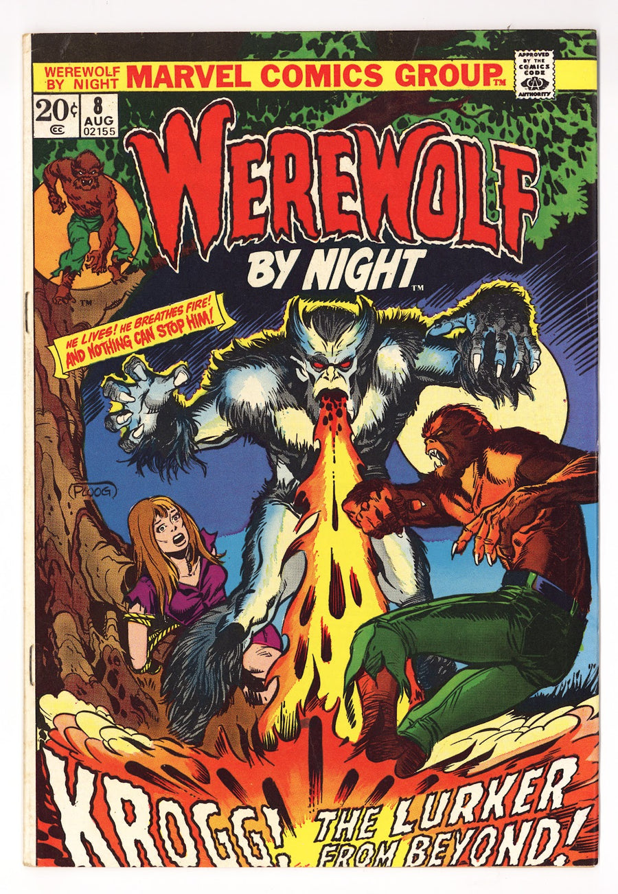 Werewolf by Night Vol 1 8  FN (6.0)   (1973)     