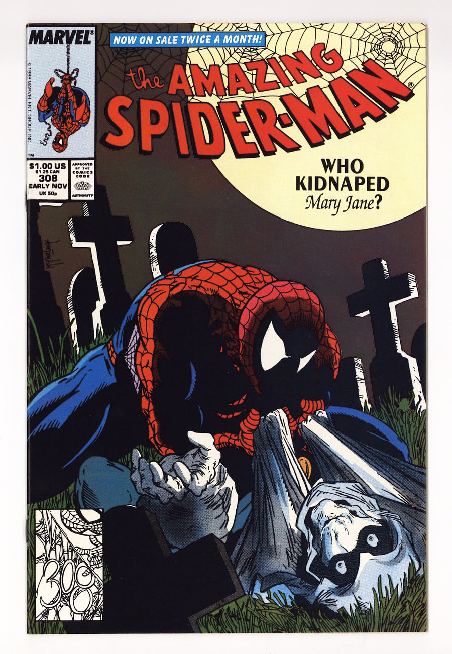 The Amazing Spider-Man Vol 1 308  VF/NM (9.0)   (1988)