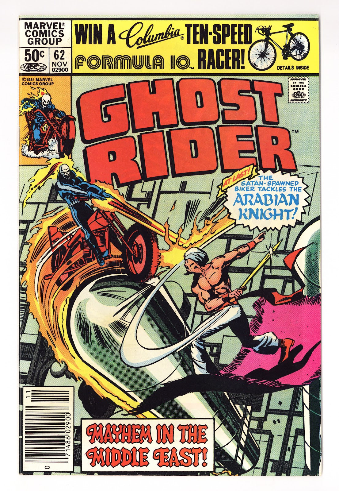Ghost Rider Vol 1 62  Mid Grade   (1981)   Newsstand  