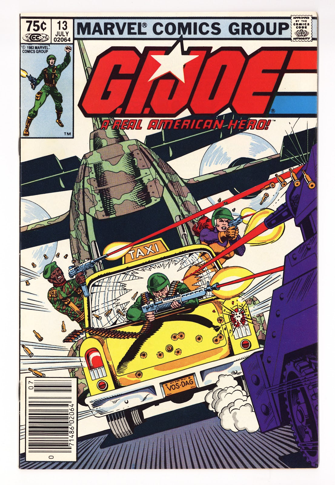 G.I. Joe, A Real American Hero Vol 1 13  FN (6.0)   (1983)   Canadian  