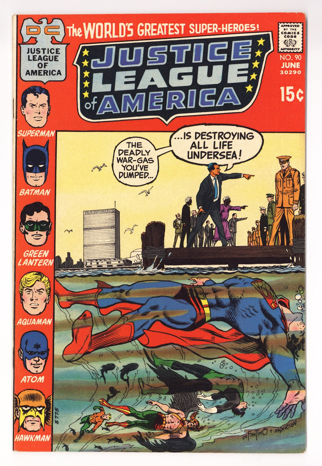 Justice League of America Vol 1 90  VF- (7.5)   (1971)     