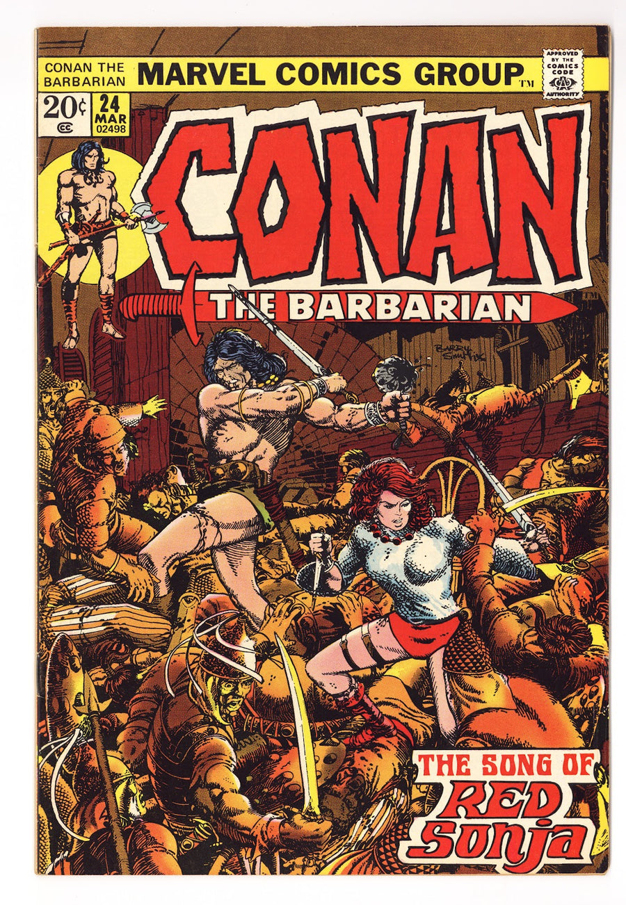 Conan the Barbarian Vol 1 24  VF- (7.5)   (1973)     