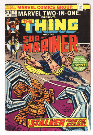 Marvel Two-in-One Vol 1 2 FN- (5.5) (1974)