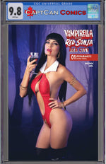 VAMPIRELLA VS RED SONJA RED CITY #1 CVR C COSPLAY VAMPIRELLA IVYCOSPLAY VAR thumbnail