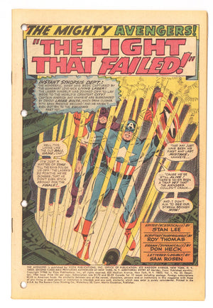 The Avengers Vol 1 35 Coverless (1966)