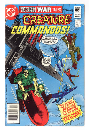 Weird War Tales Vol 12 109  FN+ (6.5)   (1982)   Newsstand