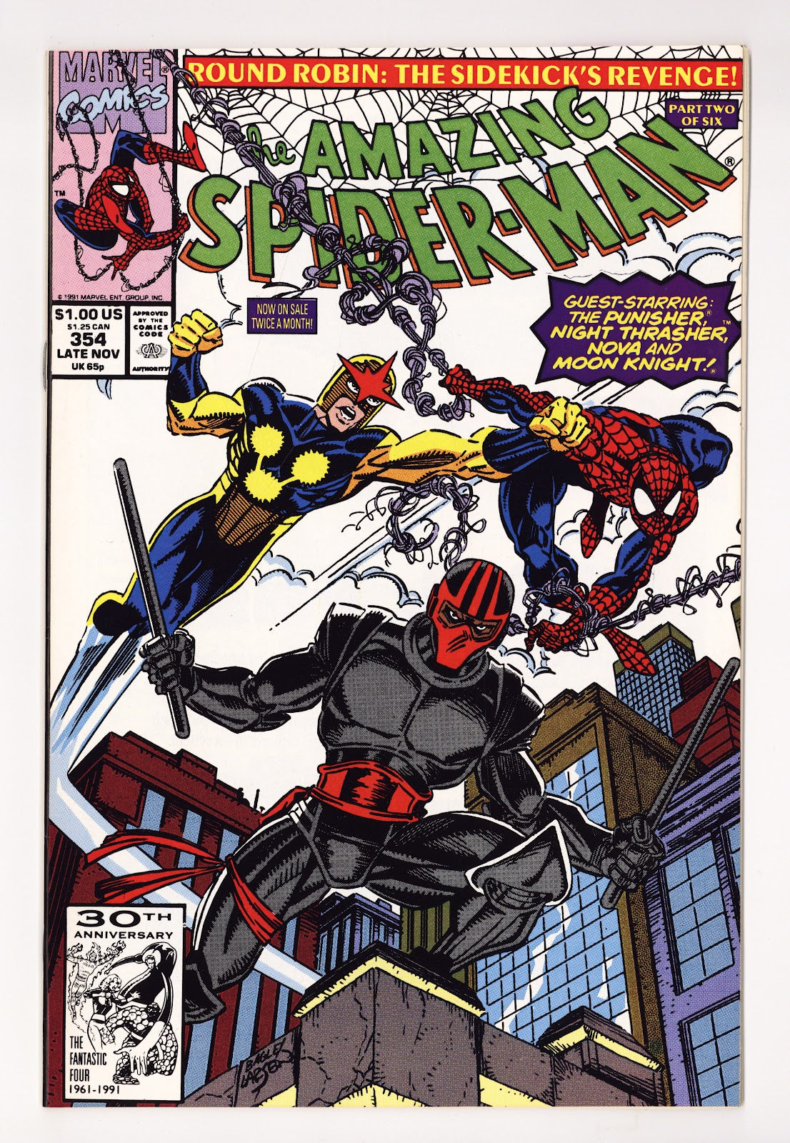The Amazing Spider-Man Vol 1 354  High Grade   (1991)   Direct  