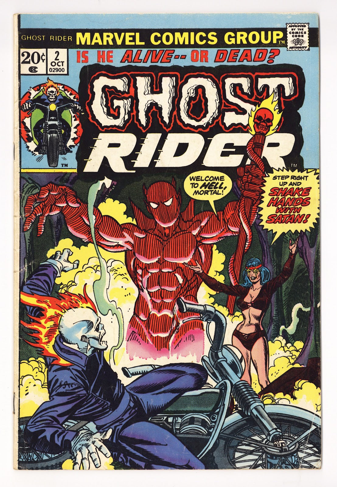 Ghost Rider Vol 1 2 GD/VG (3.0) (1973) 