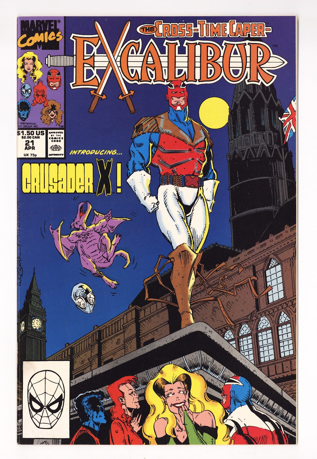 Excalibur Vol 1 21 High Grade (1990) Direct 