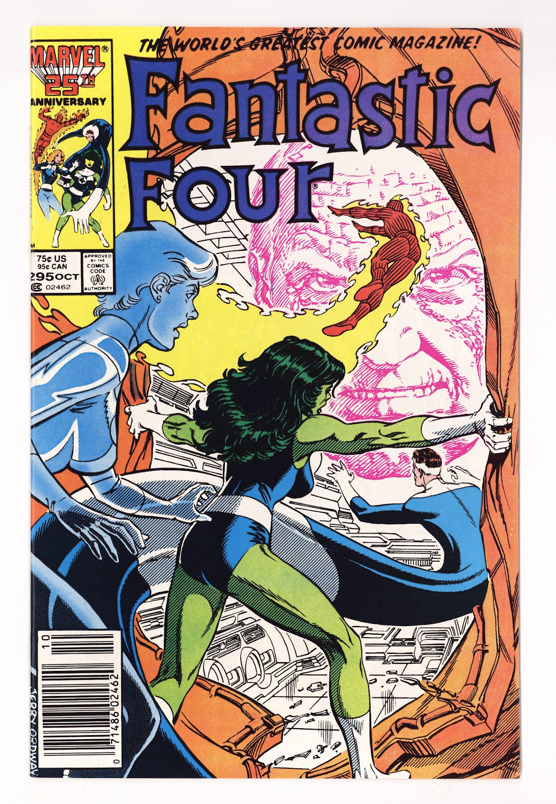 Fantastic Four Vol 1 295 Mid Grade (1986) Newsstand 