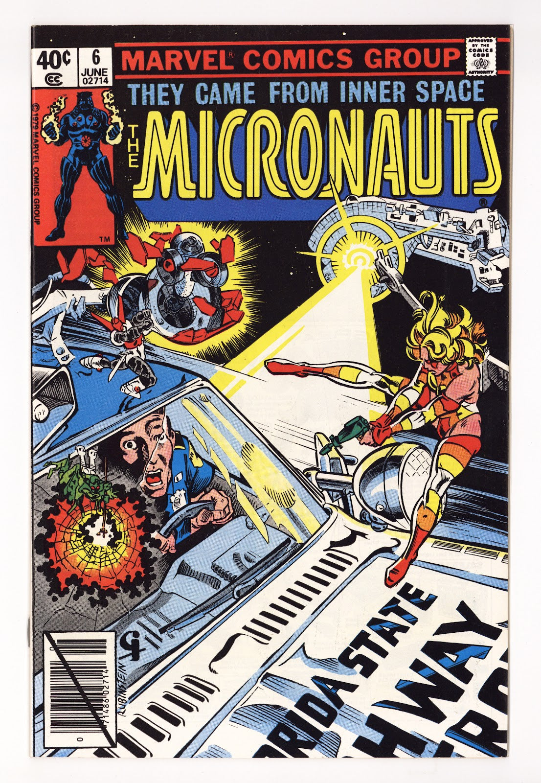 Micronauts Vol 1 6  High Grade   (1979)     