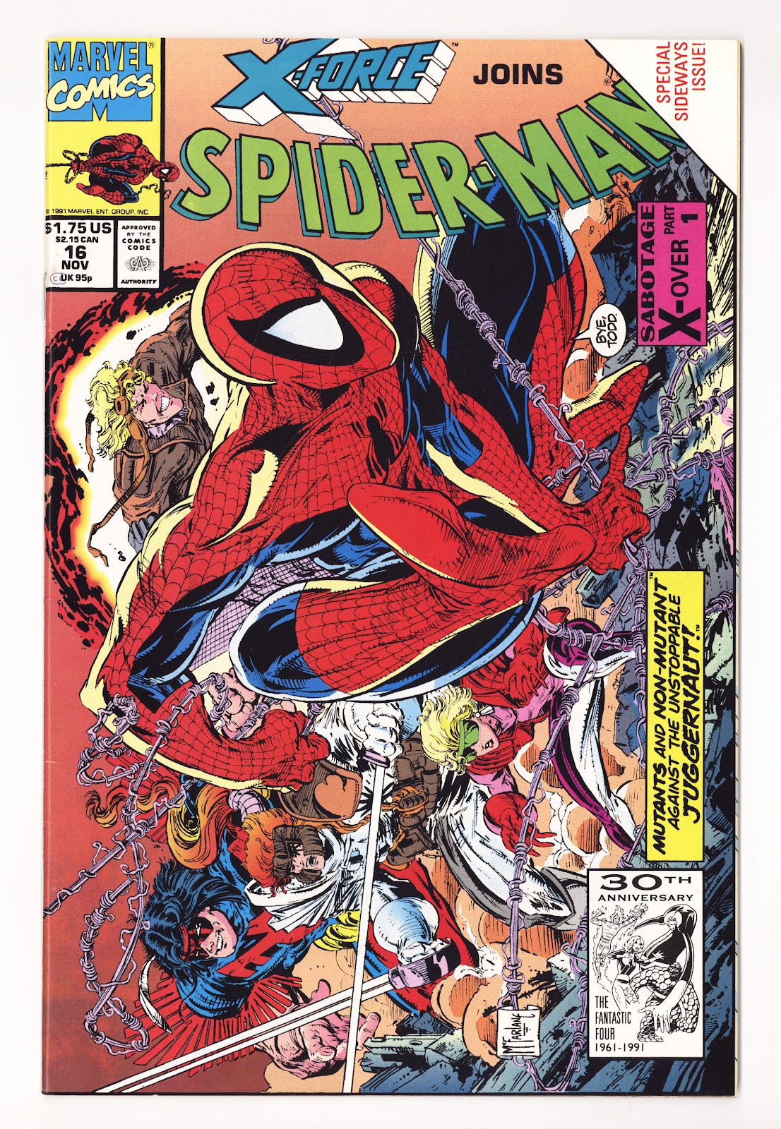 Spider-Man Vol 1 16  High Grade   (1991)   Direct  