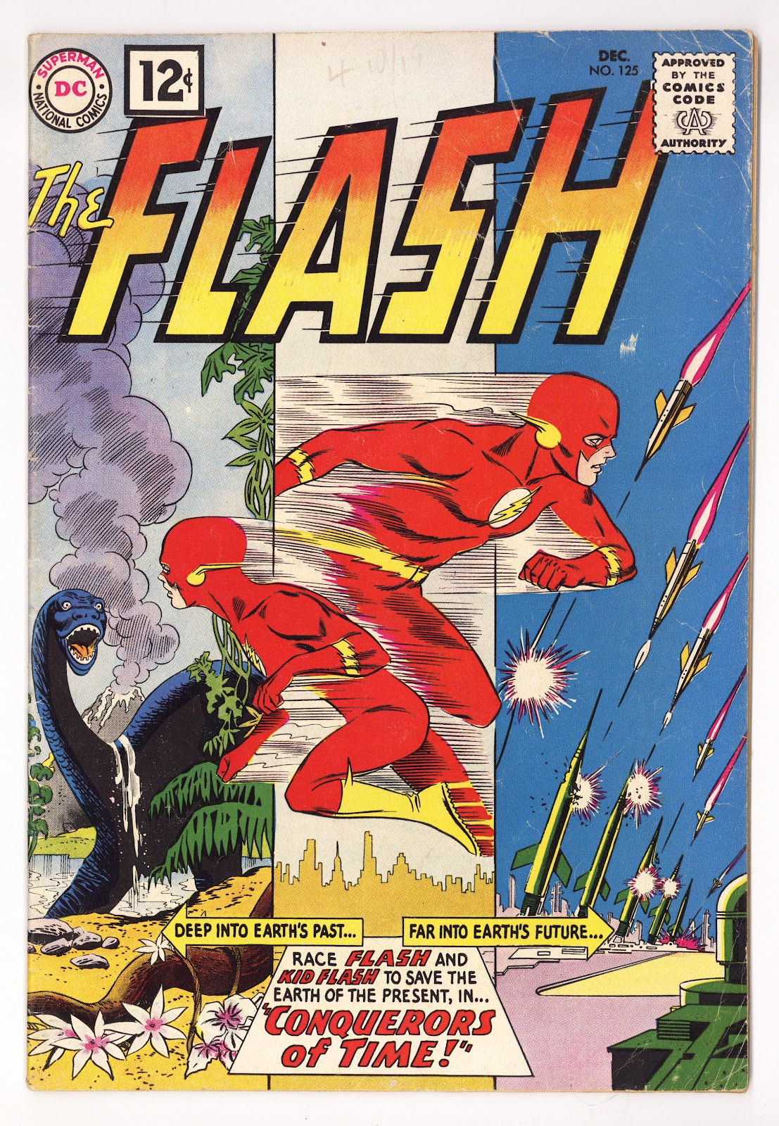 The Flash Vol 1 125 VG+ (4.5) (1961) 