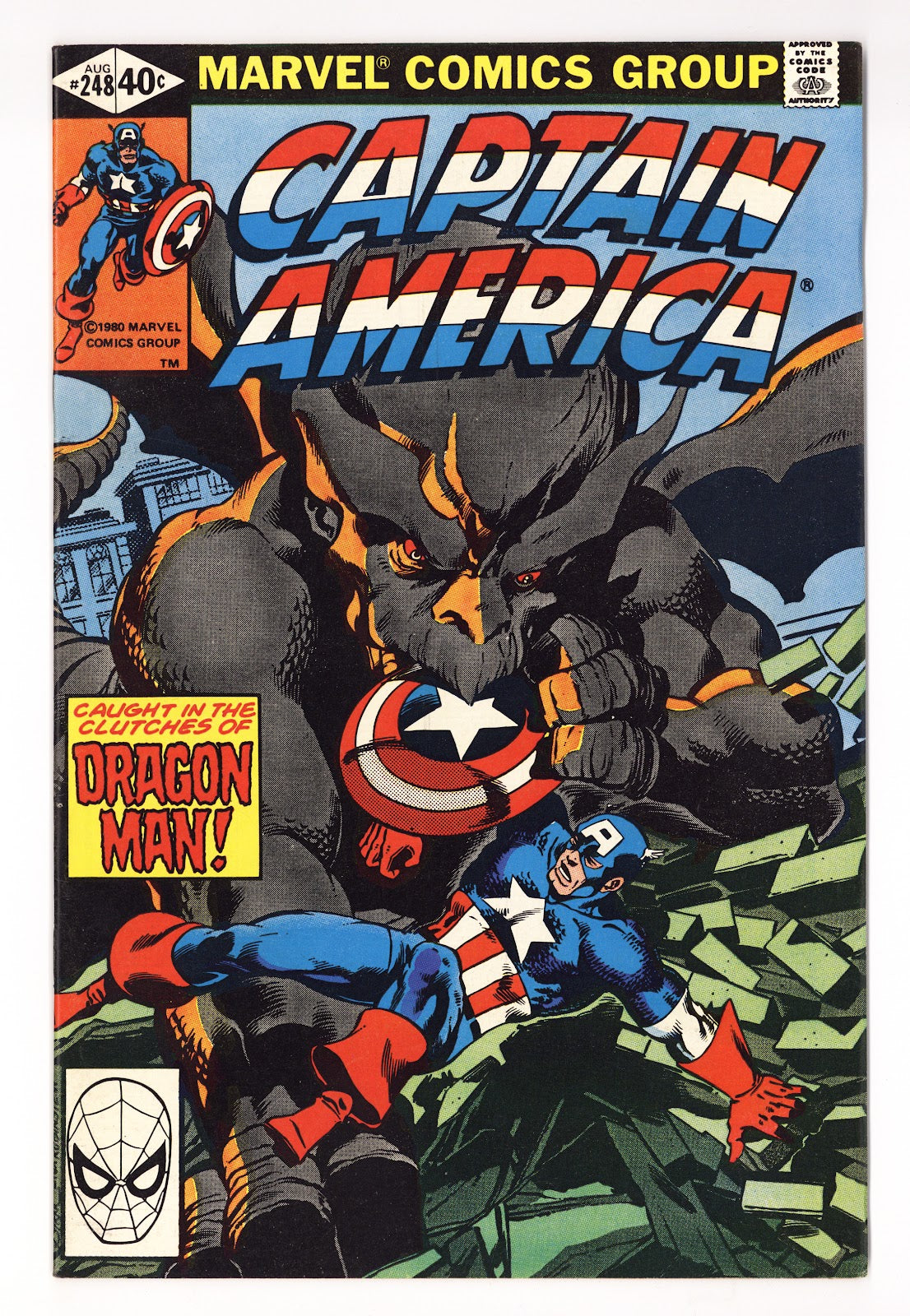 Captain America Vol 1 248  Mid Grade   (1980)
