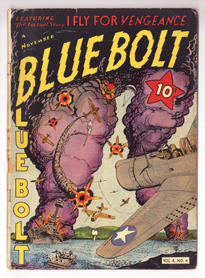Blue Bolt Vol 4 4 (40) VG- (3.5) (1943)