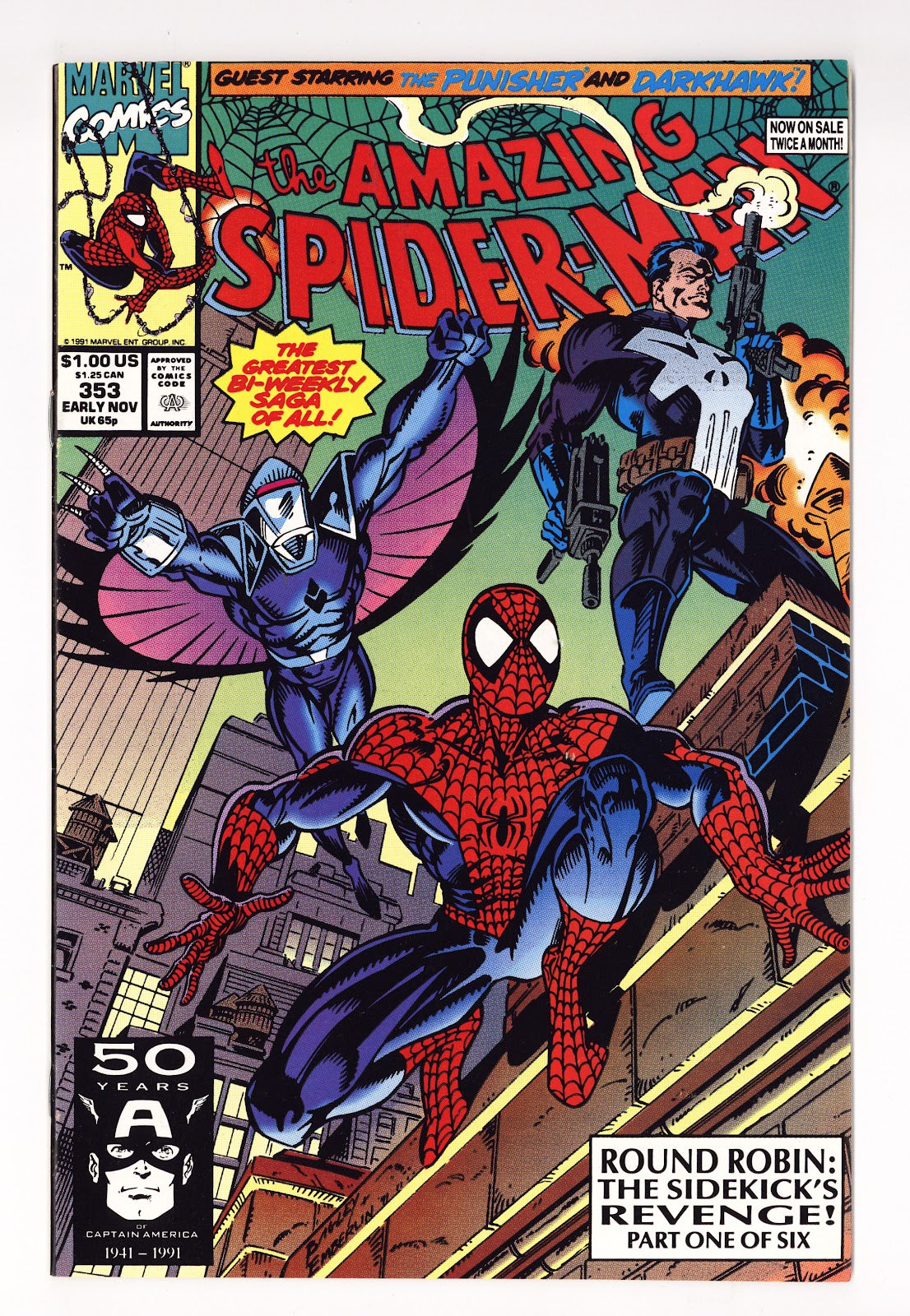 The Amazing Spider-Man Vol 1 353 Mid Grade (1991)  