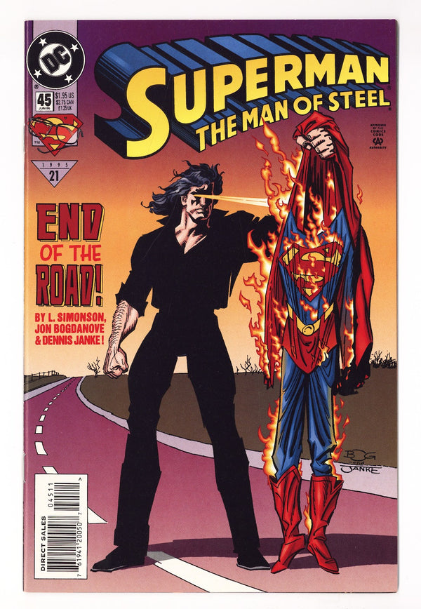 Superman: The Man of Steel 45 High Grade (1995) Direct Sales