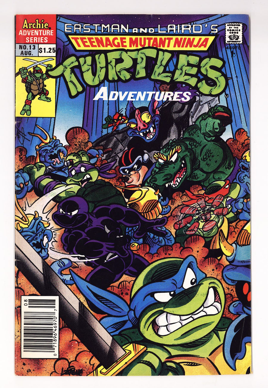 Teenage Mutant Ninja Turtles Adventures Vol 2 13  Low Grade   (1990)   Canadian  