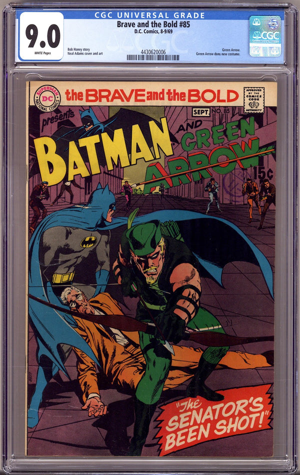The Brave and the Bold Vol 1 85 CGC 9.0 (VF/NM) (1969)