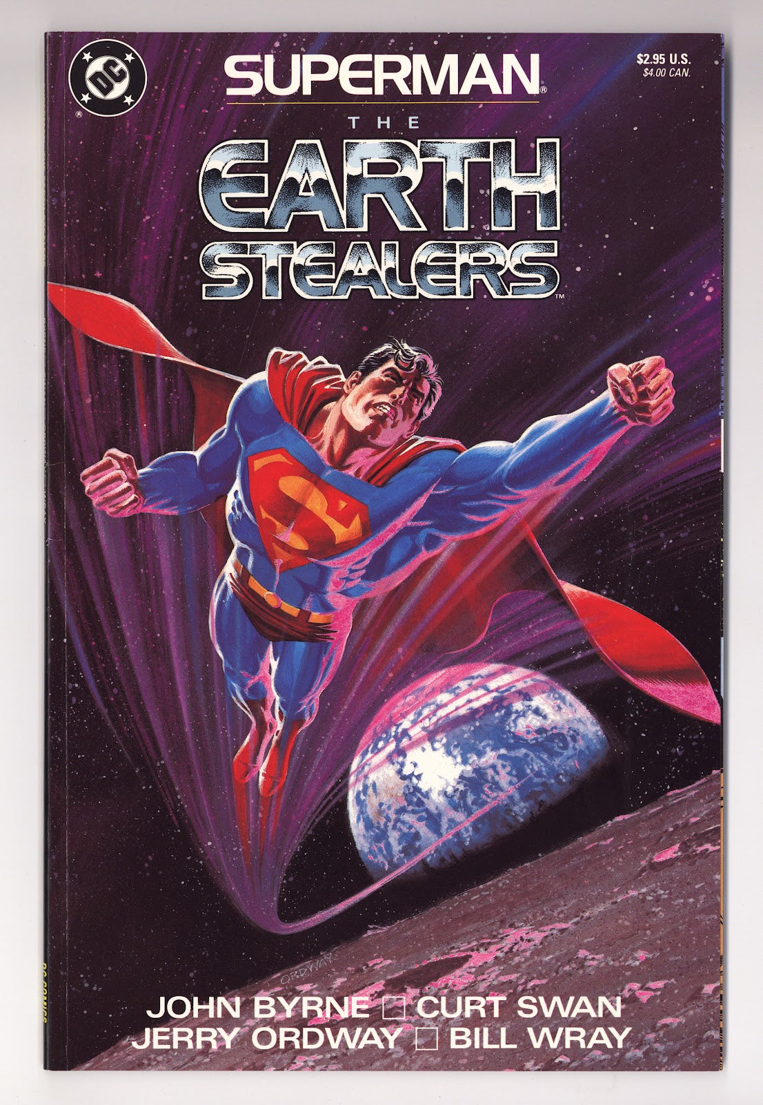 Superman: The Earth Stealers   [nn]  Mid Grade   (1988)   First Printing  