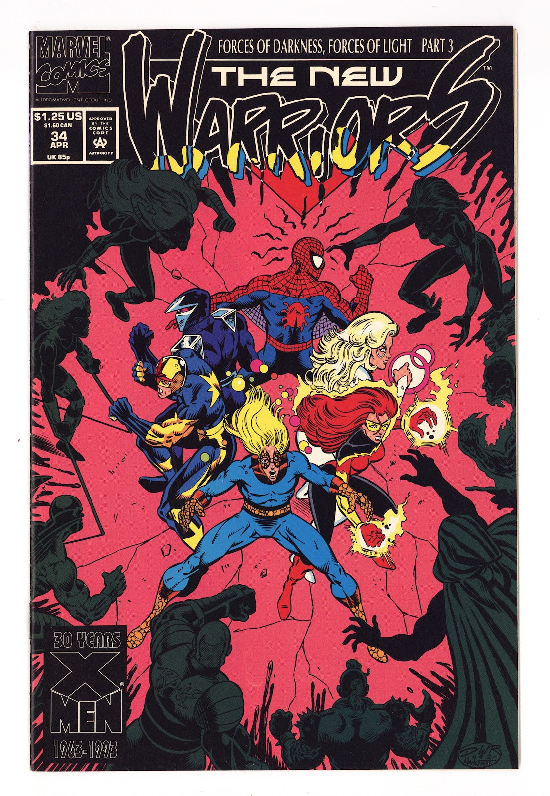 The New Warriors Vol 1 34 High Grade (1993) 