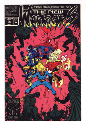 The New Warriors Vol 1 34 High Grade (1993)