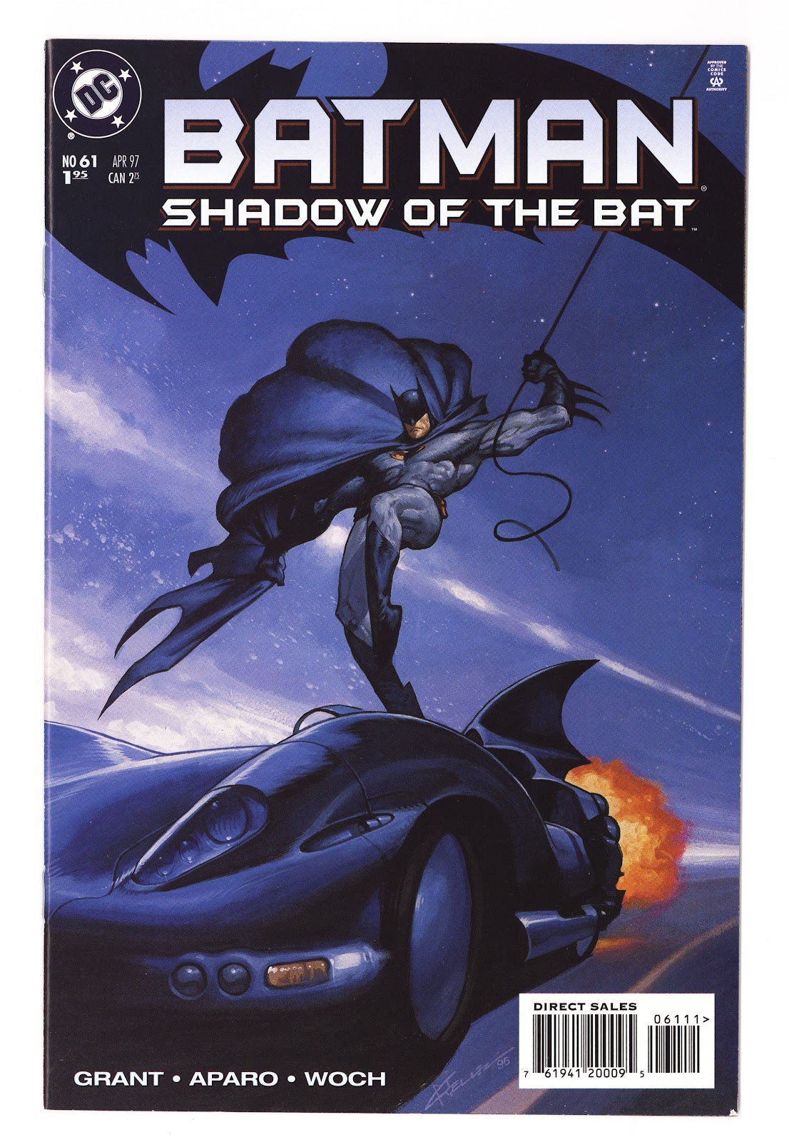 Batman: Shadow of the Bat   61  High Grade   (1997)   Direct Sales  