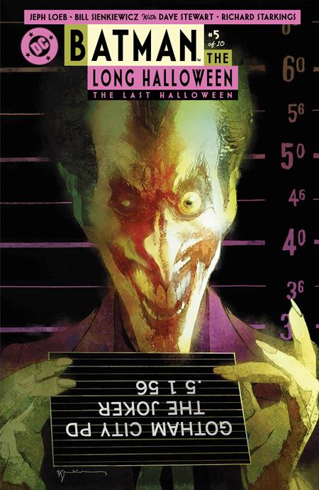BATMAN THE LONG HALLOWEEN THE LAST HALLOWEEN #5 (OF 10) CVR B BILL SIENKIEWICZ CARD STOCK VAR