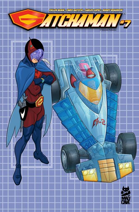 GATCHAMAN¬†#7¬†CVR¬†B CHRIS BATISTA BLUEPRINT JOE AND G-2 VAR