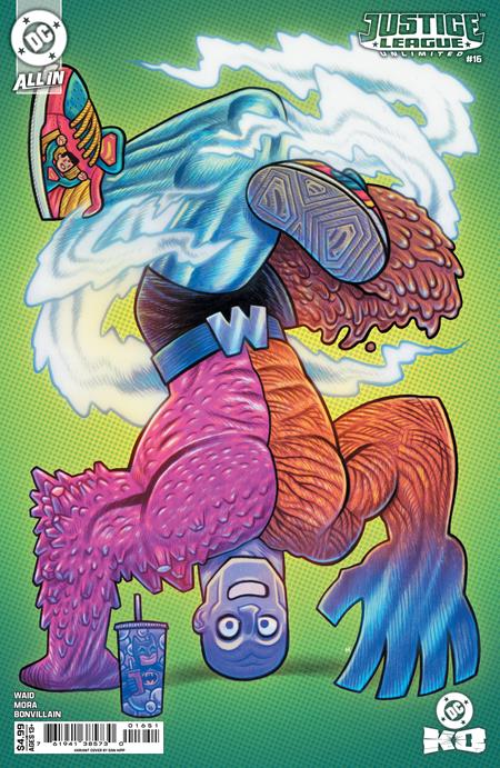JUSTICE LEAGUE UNLIMITED #16 CVR D DAN HIPP CARD STOCK VAR (DC K.O.)