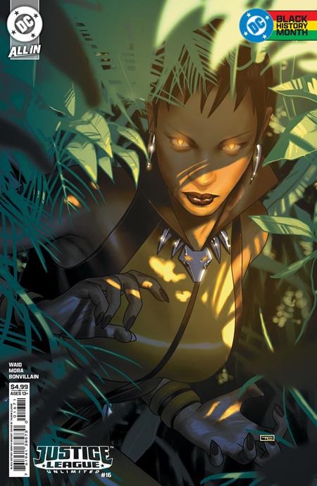 JUSTICE LEAGUE UNLIMITED #16 CVR G TAURIN CLARKE BLACK HISTORY MONTH CARD STOCK VAR (DC K.O.)