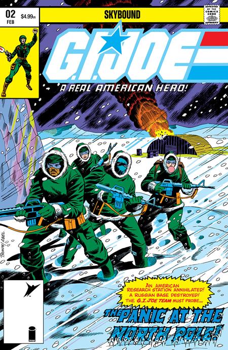 GI JOE A REAL AMERICAN HERO #2 HAMA FILES EDITION #2 CVR C HERB TRIMPE & JACK ABEL FOIL VAR