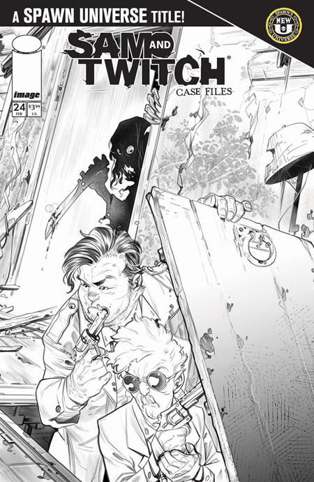 SPAWN SAM AND TWITCH CASE FILES #24 CVR B IG GUARA B&W VAR