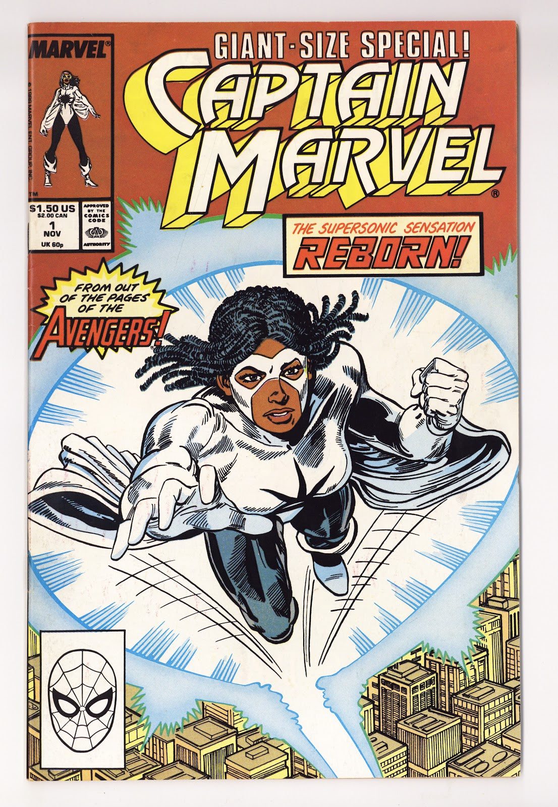 Captain Marvel Vol 2 1  Mid Grade   (1989)     