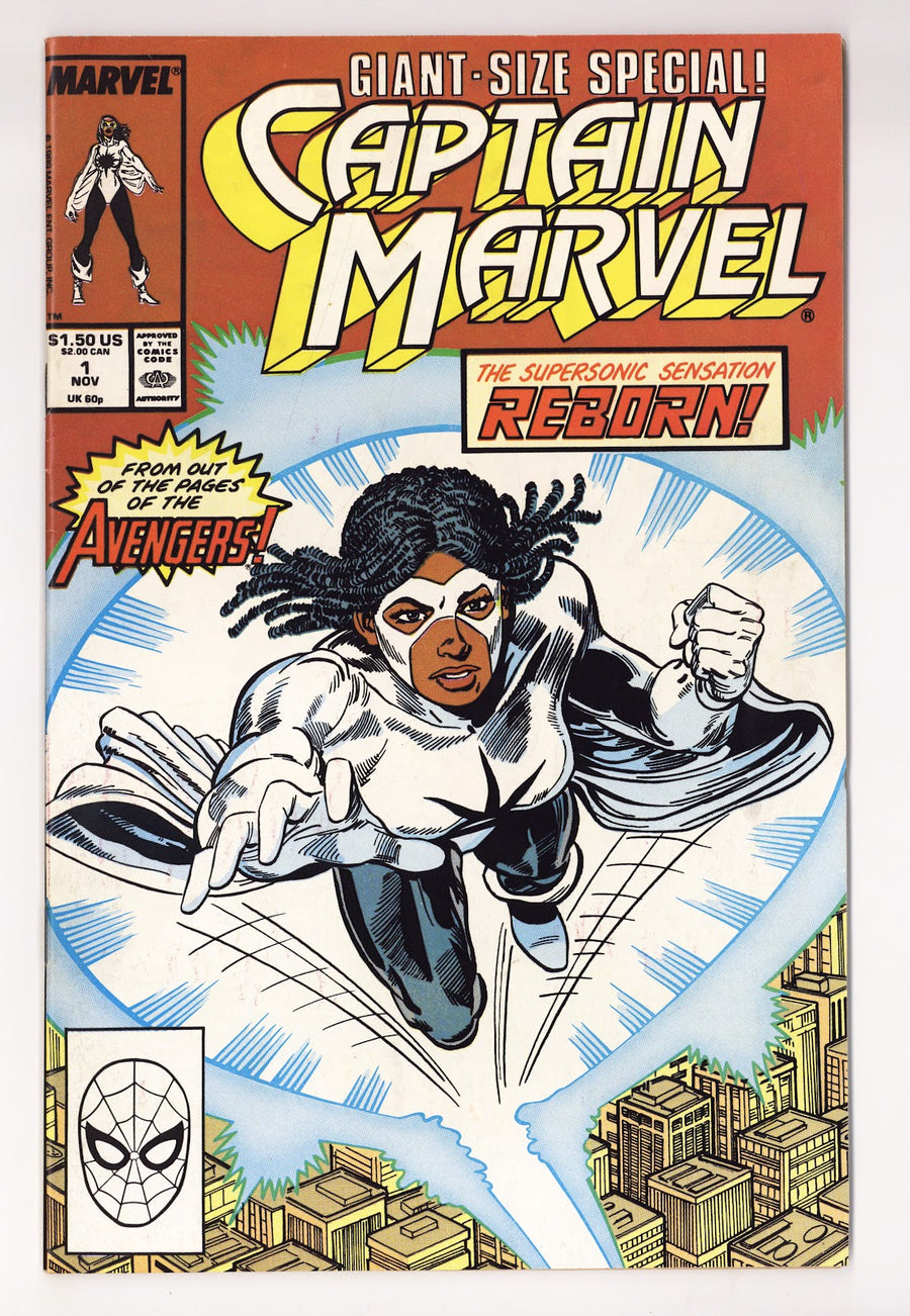 Captain Marvel Vol 2 1  Mid Grade   (1989)     