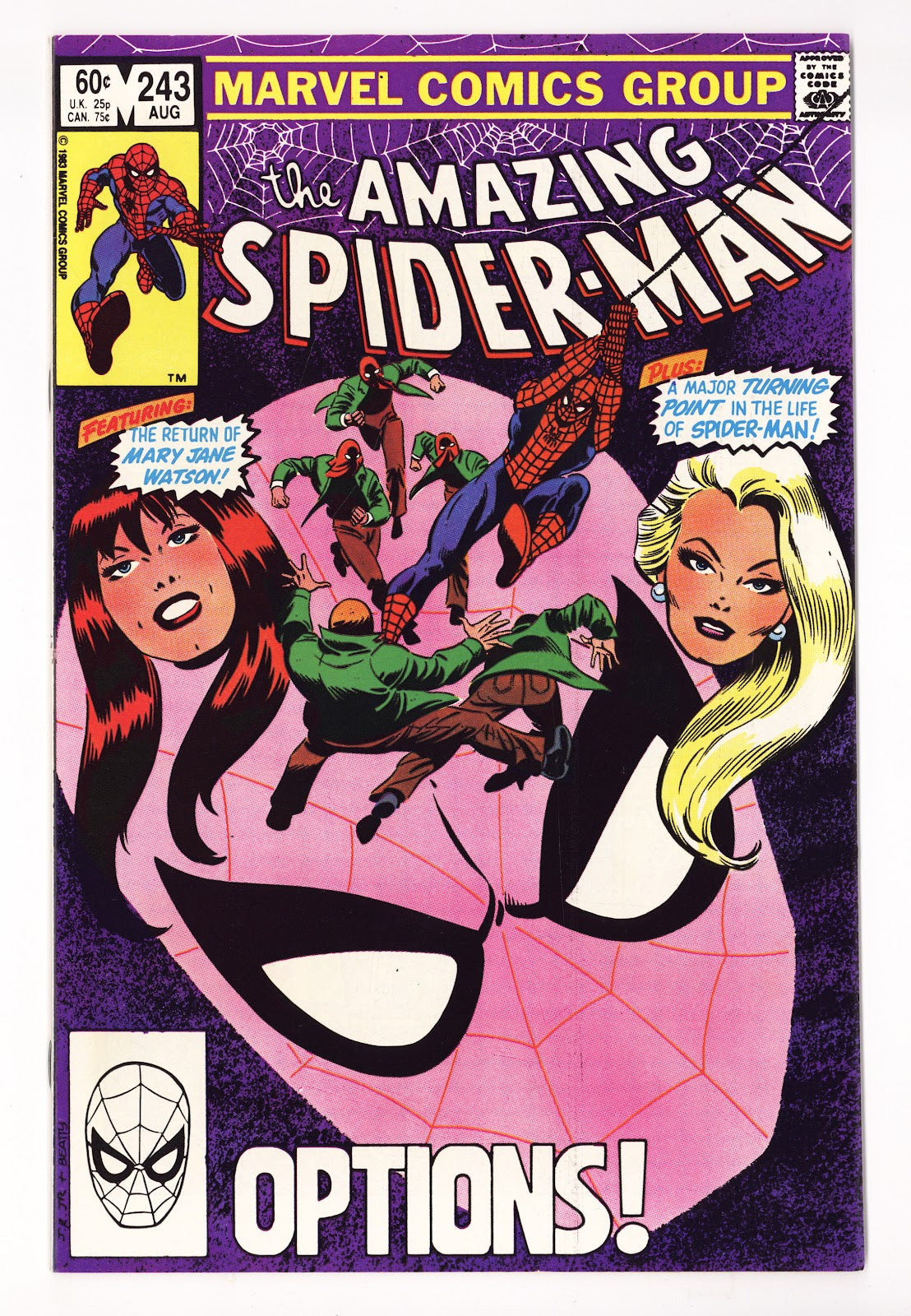 The Amazing Spider-Man Vol 1 243 VF+ (8.5) (1983)  