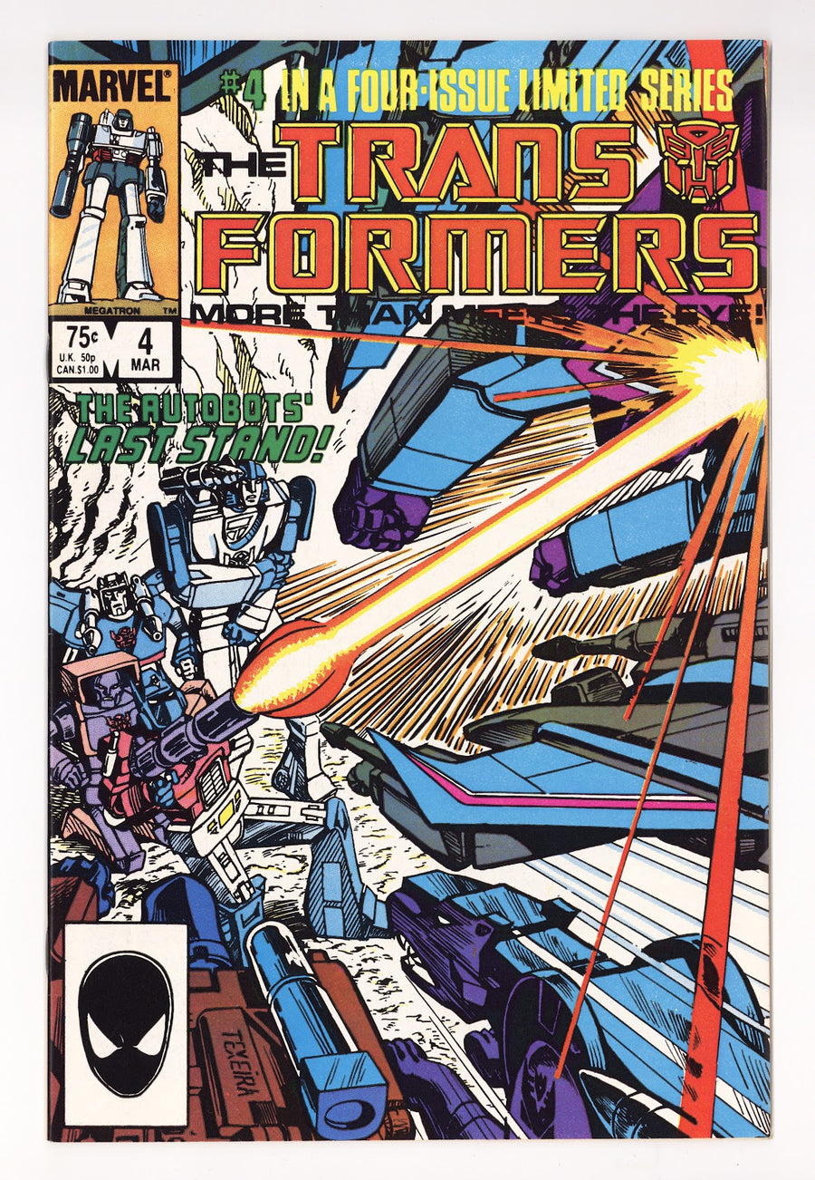 The Transformers Vol 1 4  VF/NM (9.0)   (1985)     