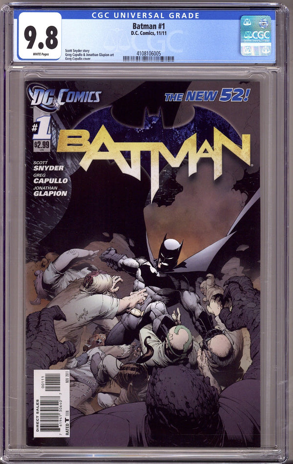 Batman Vol 2 1 CGC 9.8 (NM/M) (2011)