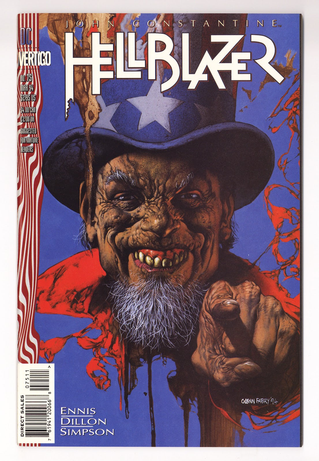 Hellblazer Vol 1 75  High Grade   (1994)