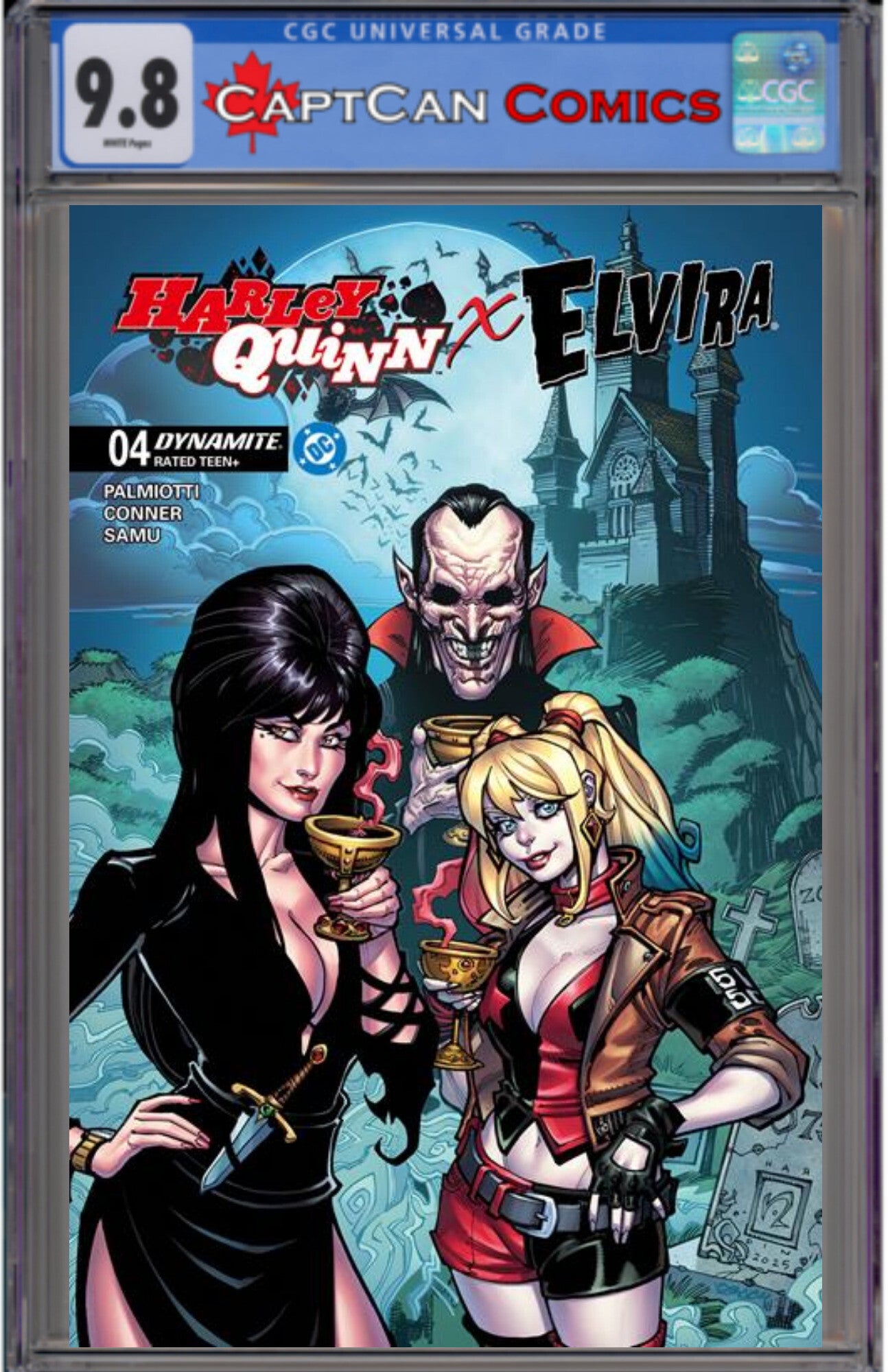 HARLEY QUINN X ELVIRA #4 CVR B CHAD HARDIN VAR