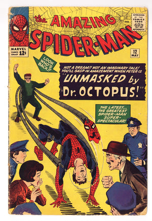 The Amazing Spider-Man Vol 1 12  GD (2.0) Letter Clipped  (1964)