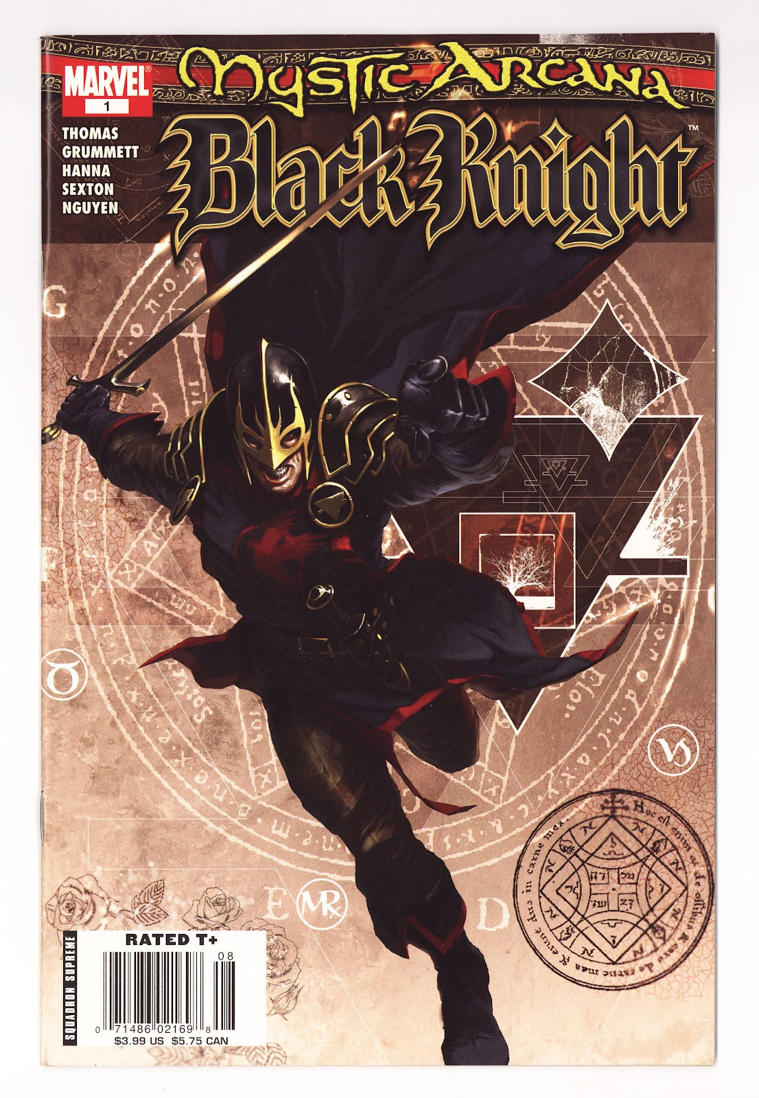 Mystic Arcana: Black Knight   1  FN+ (6.5)   (2007)   Newsstand  