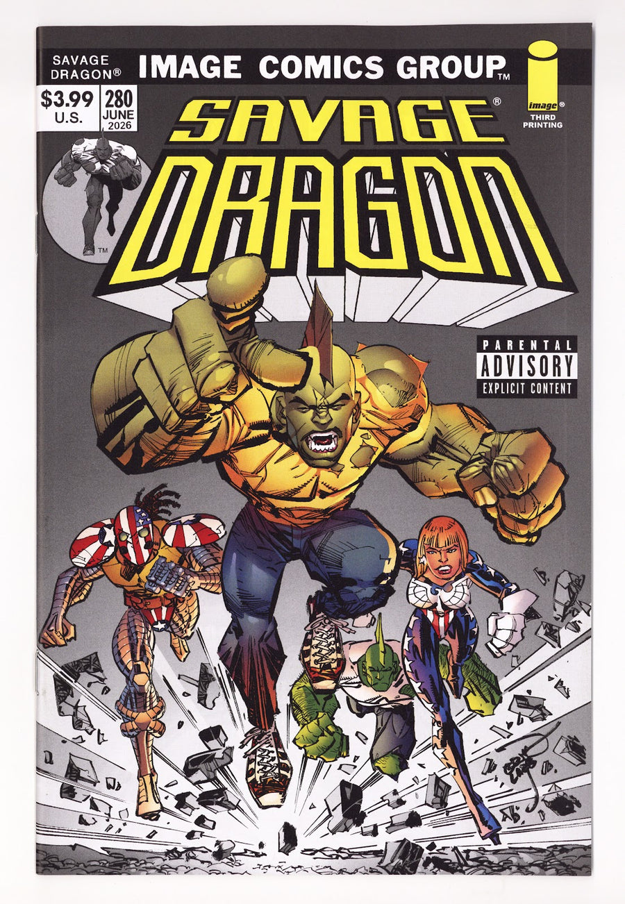Savage Dragon  280   3Rd Print   (2026)