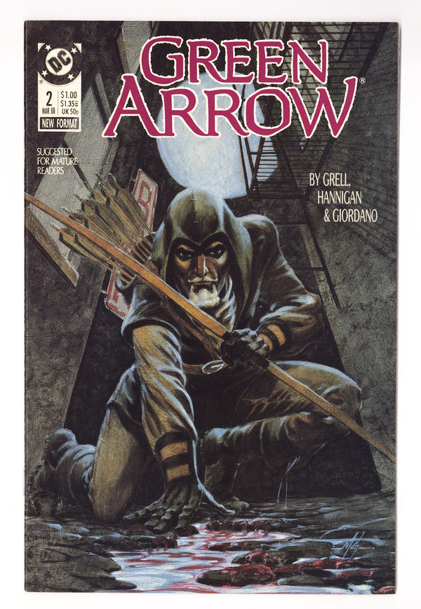 Green Arrow Vol 2 2  High Grade   (1988)