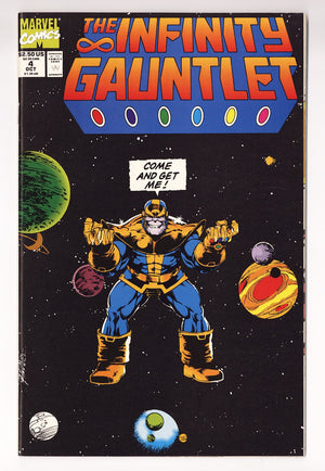 The Infinity Gauntlet Vol 1 4 VF+ (8.5) (1991)