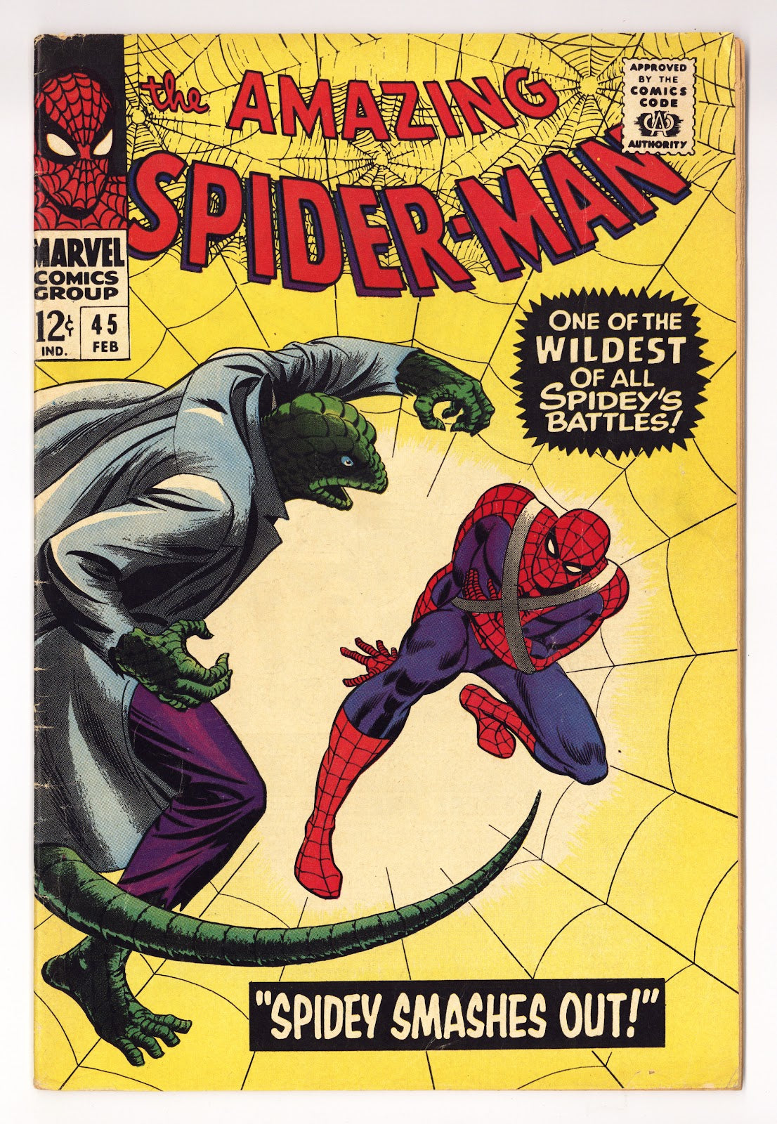 The Amazing Spider-Man Vol 1 45  VG- (3.5)   (1967)