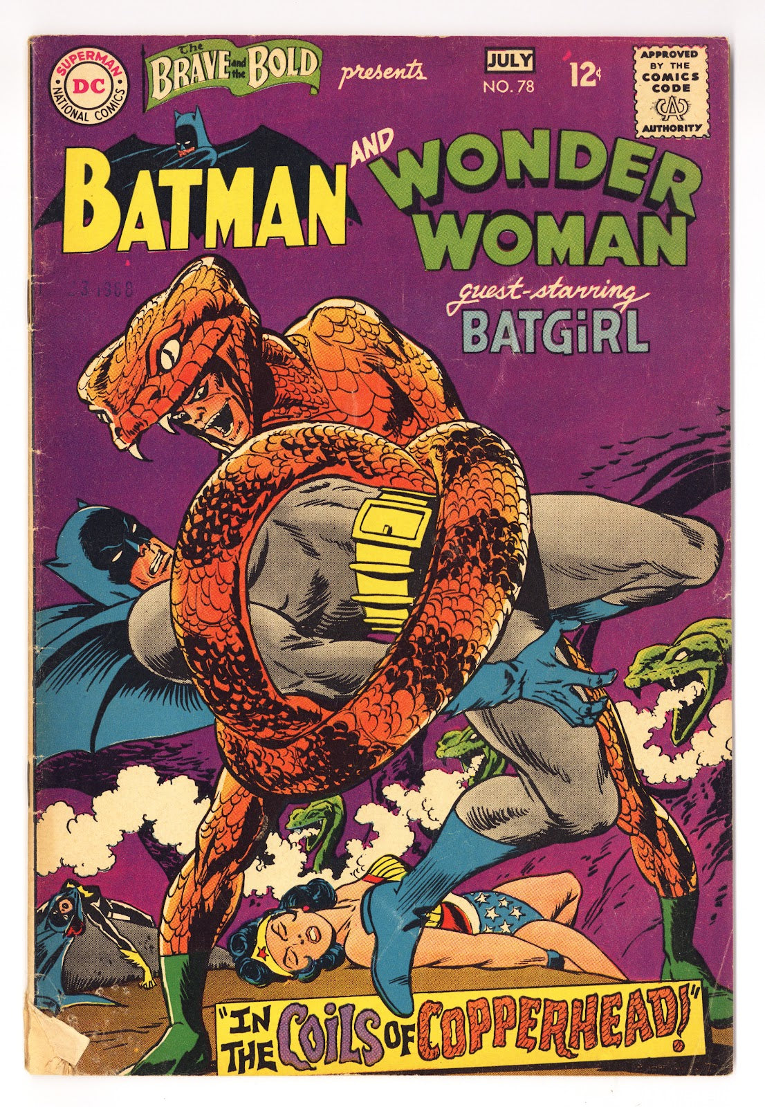The Brave and the Bold Vol 1 78  GD/VG (3.0)   (1968)     